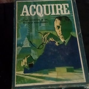 Aquire  fun snf fortune game for ,3 to 6 players antique game  with all pieces.